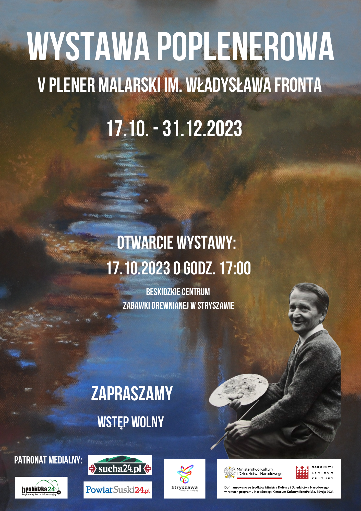 Obraz przedstawiający Wystawa poplenerowa V Pleneru Malarskiego im. W. Fronta