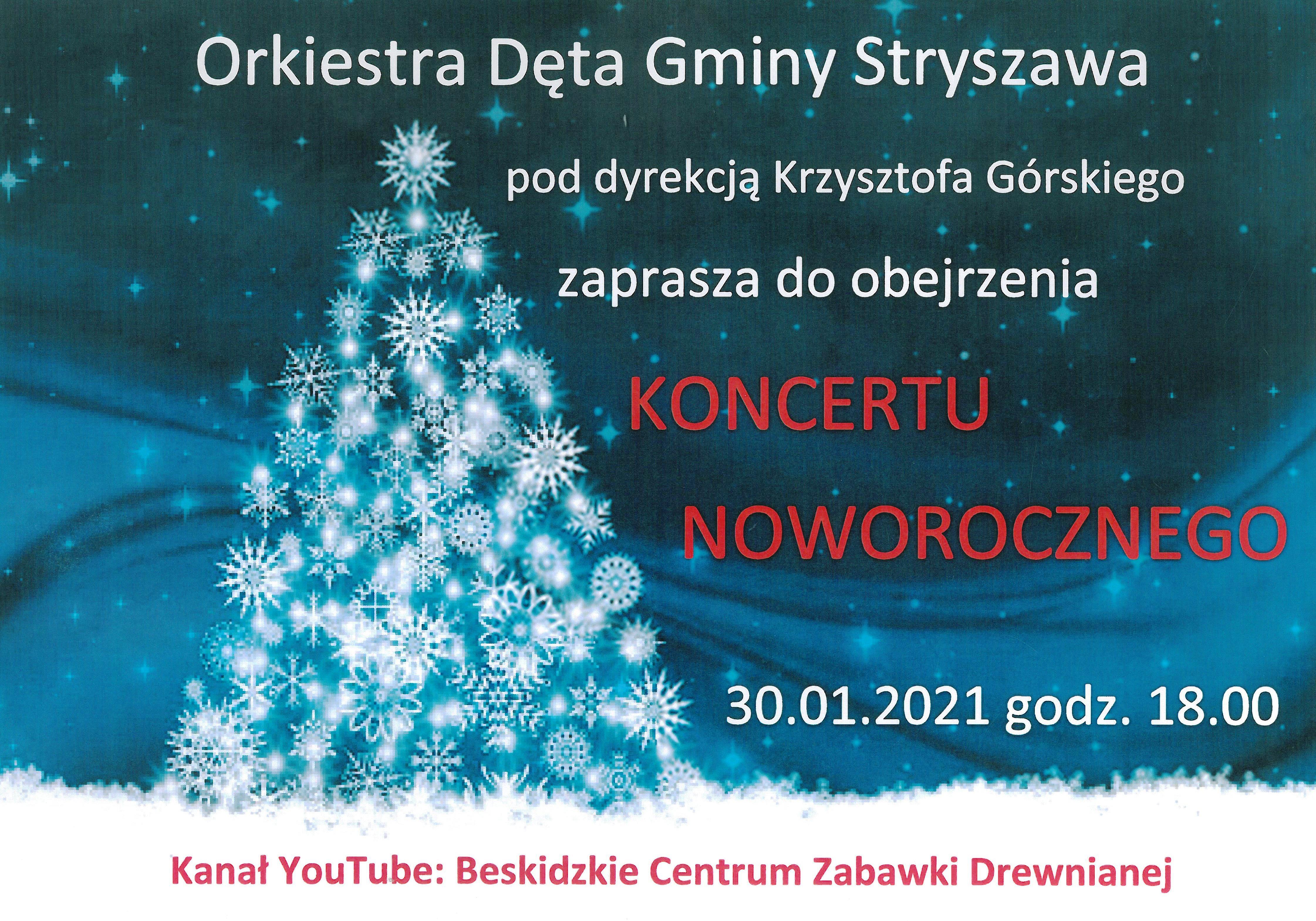 Obraz przedstawiający Wirtualny Koncert Noworoczny