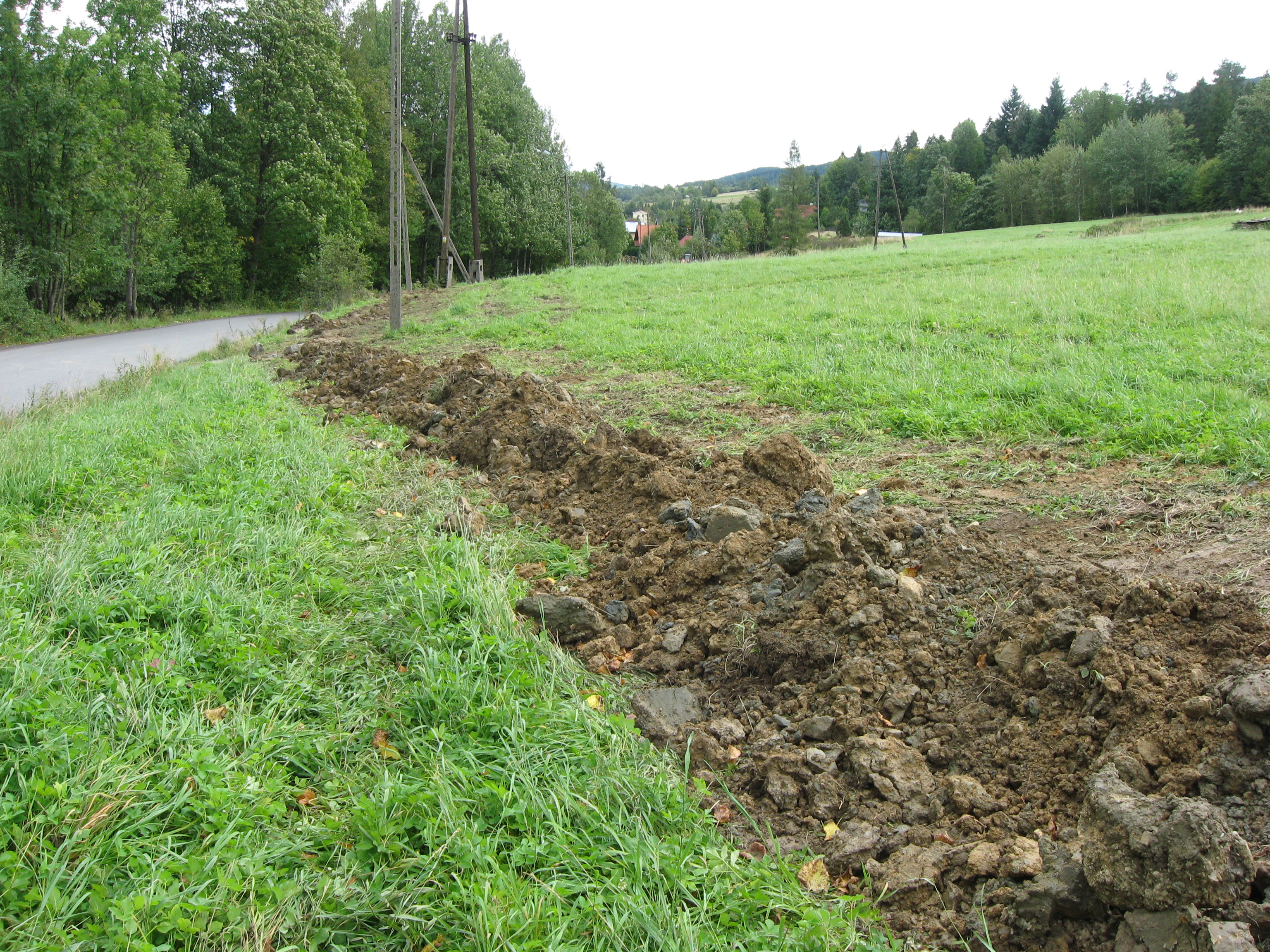 Obraz przedstawiający Rozbudowa wodociągu na osiedlu Sobańskiew Lachowicach