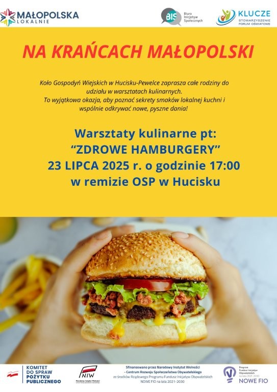Obraz przedstawiający Warsztaty kulinarne: Zdrowe Hamburgery