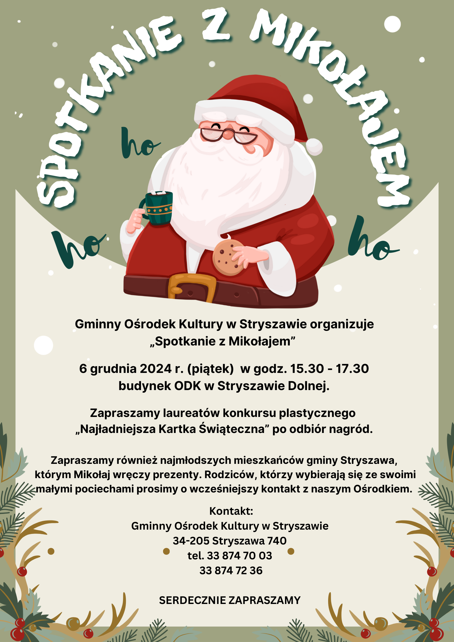 Obraz przedstawiający Spotkanie z Mikołajem 2024