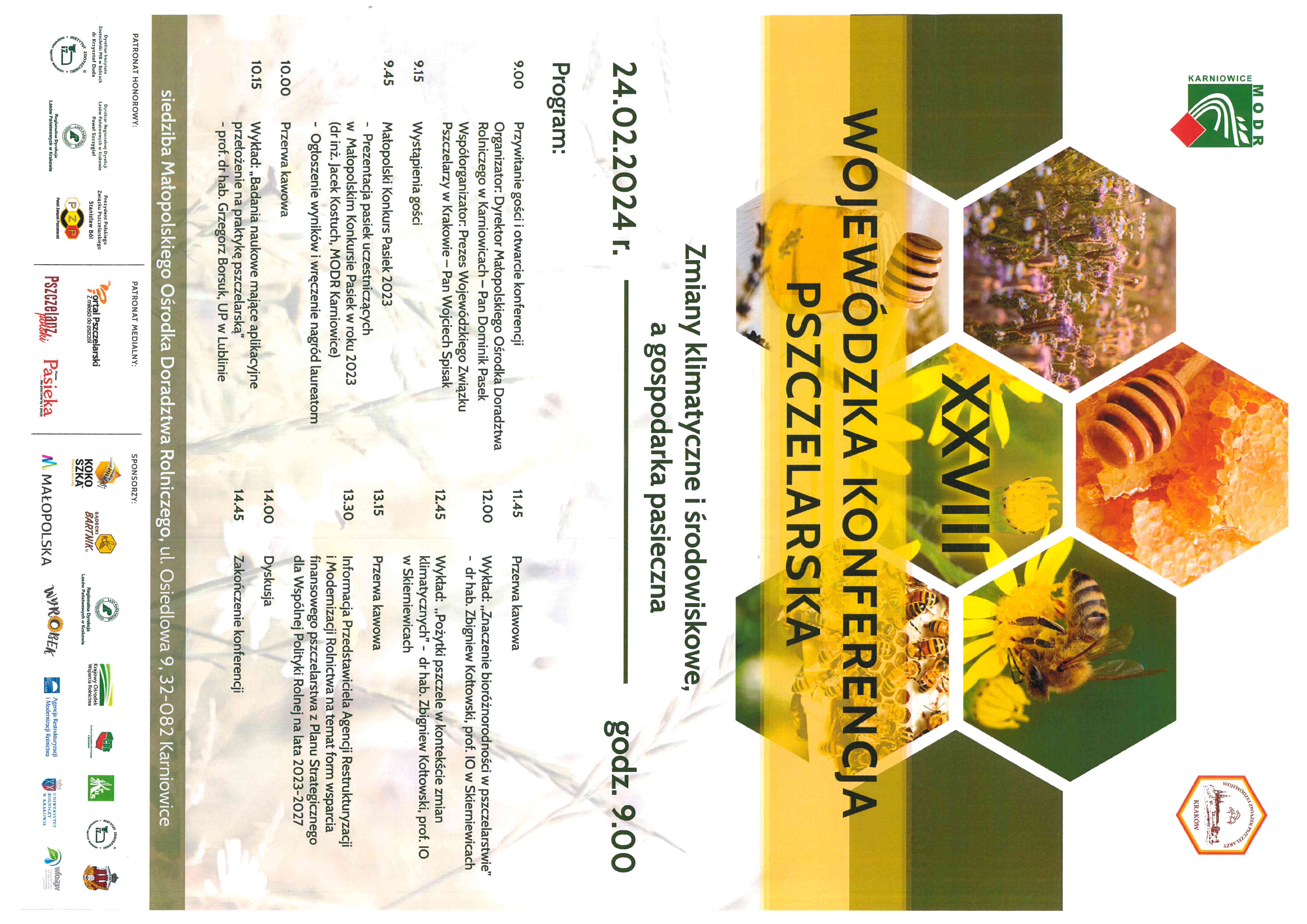 Obraz przedstawiający XXVIII Wojewódzka Konferencja Pszczelarska