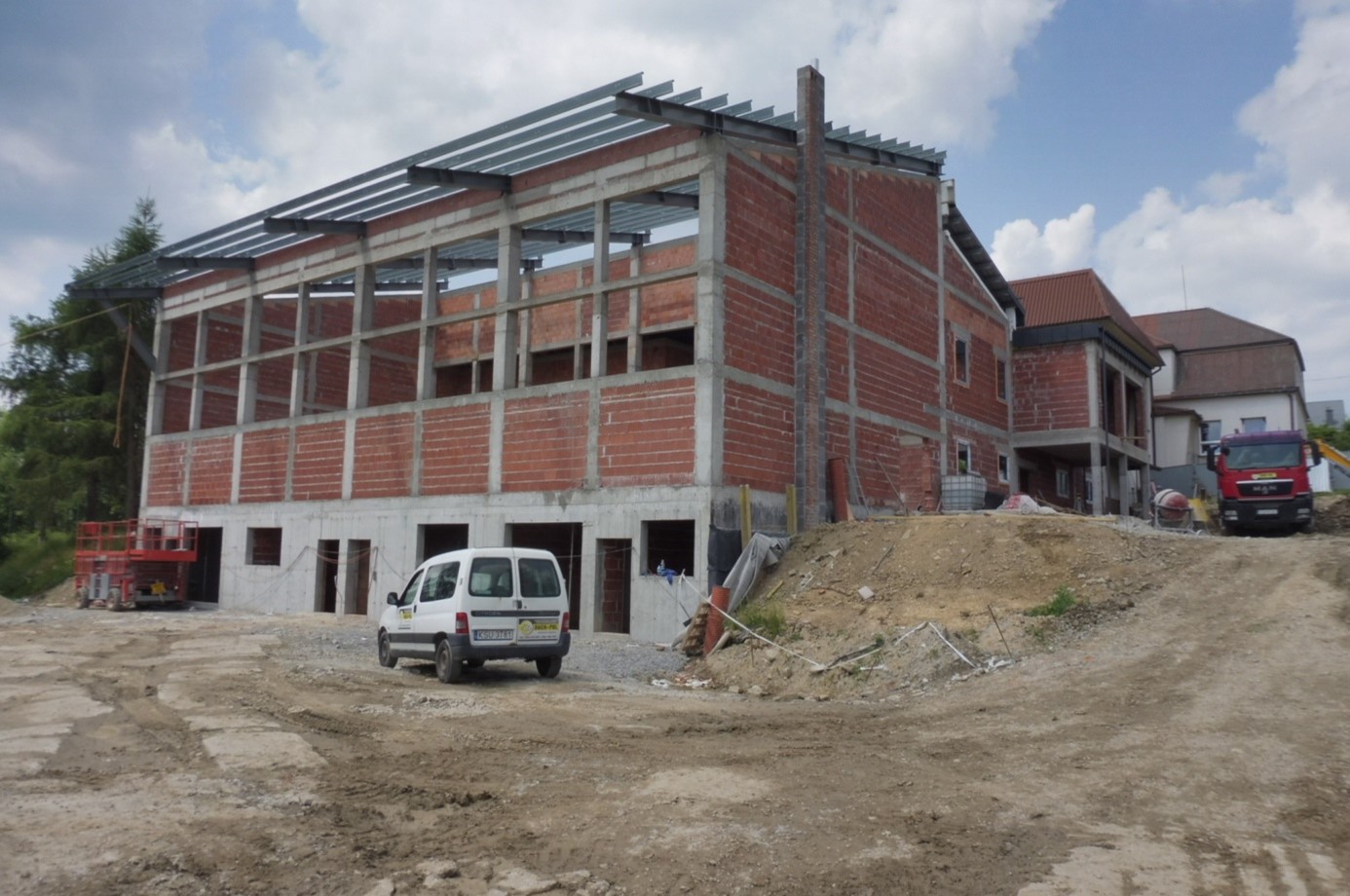 Obraz przedstawiający Budowa pełnowymiarowej sali gimnastycznej przy Szkole Podstawowej w Kukowie