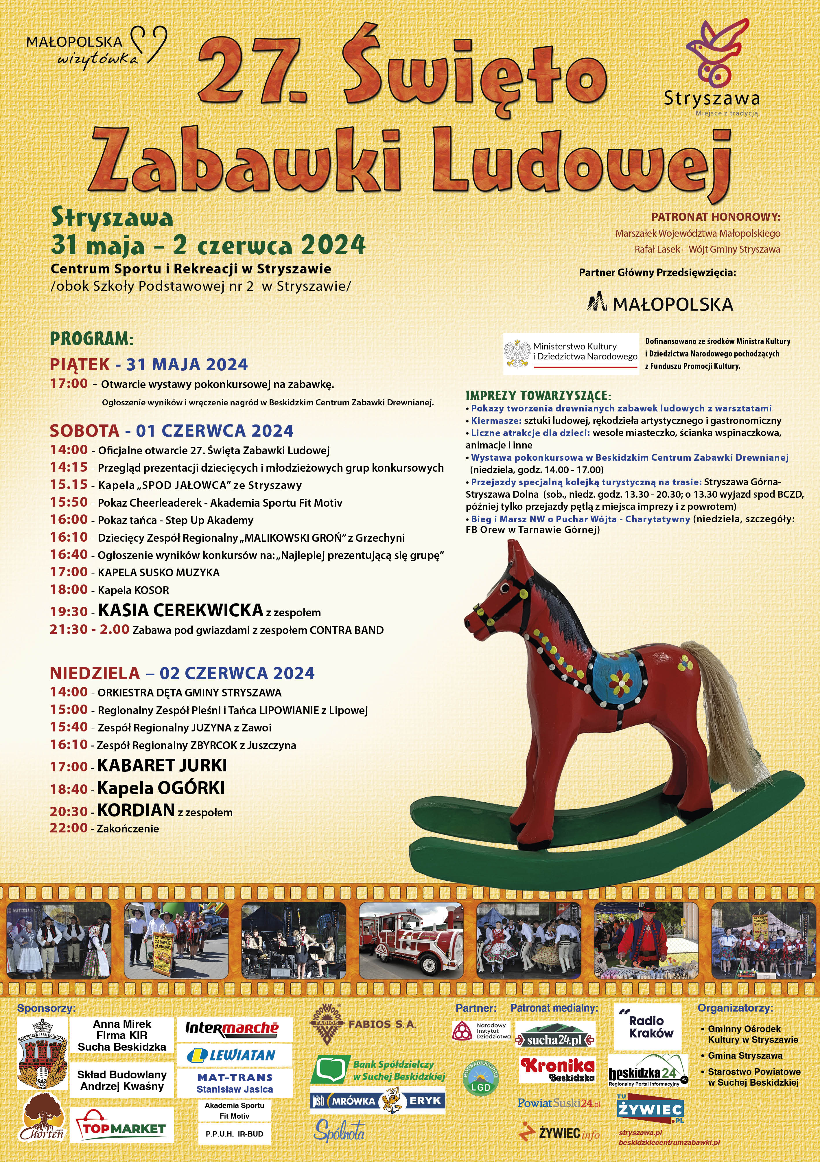 Obraz przedstawiający Program 27. Święta Zabawki Ludowej