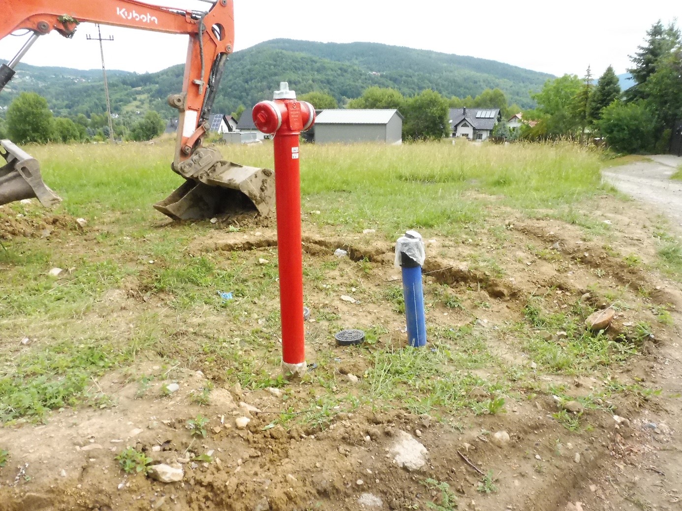 Obraz przedstawiający Modernizacja sieci wodociągowej w miejscowości Stryszawa w sołectwie Stryszawa Dolna