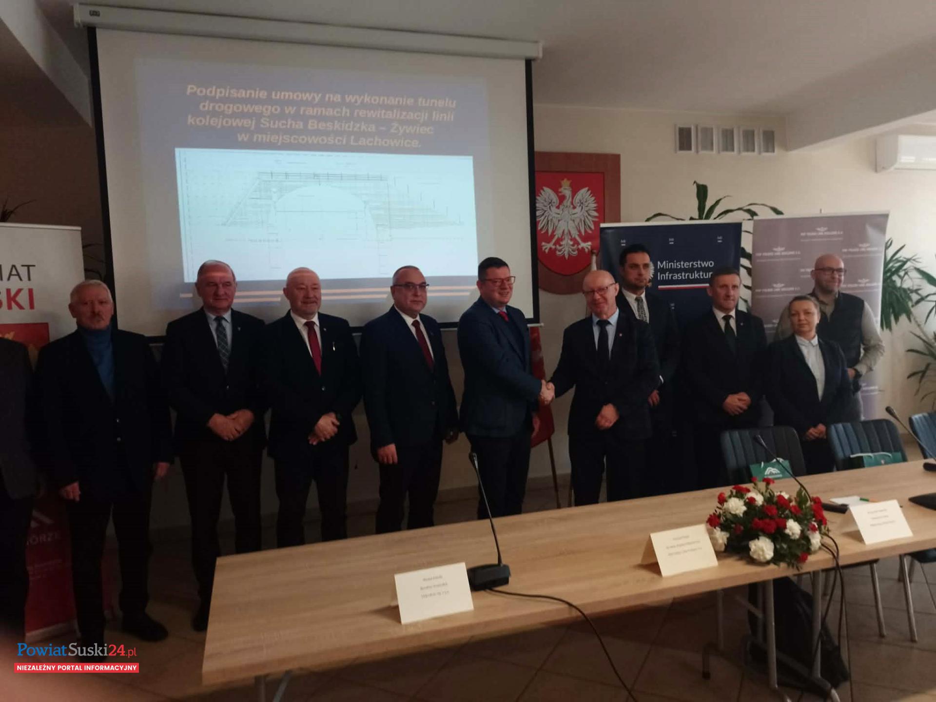 Obraz przedstawiający Tunel w Lachowicach coraz bliżej!