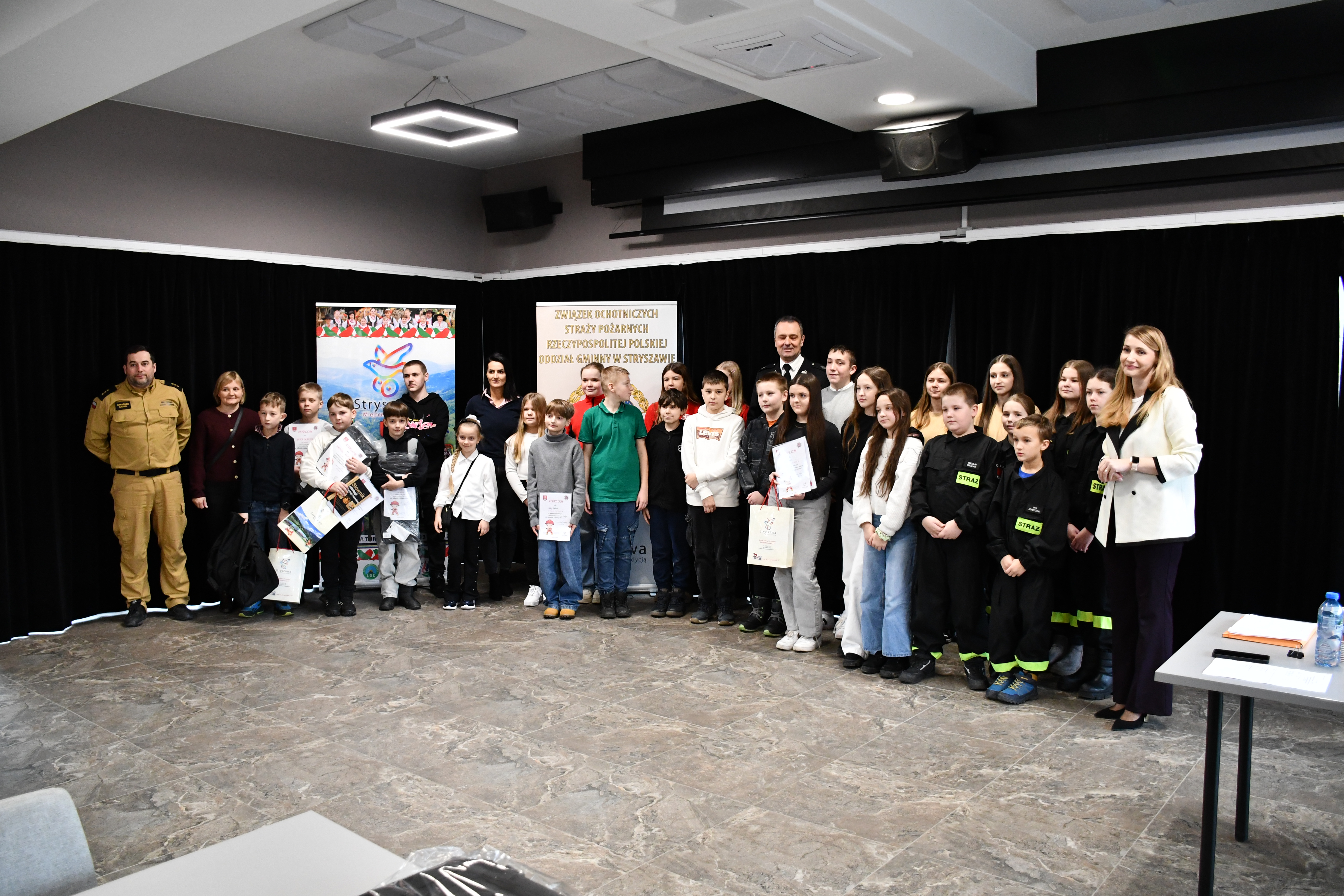 Obraz przedstawiający ELIMINACJE GMINNE OGÓLNOPOLSKIEGO TURNIEJU WIEDZY POŻARNICZEJ W GMINIE STRYSZAWA 2026