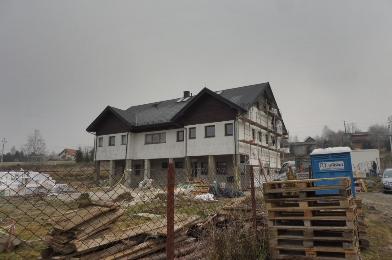 Obraz przedstawiający Budowa przedszkola w miejscowości Lachowice w Gminie Stryszawa wraz z instalacjami i utwardzeniem terenu