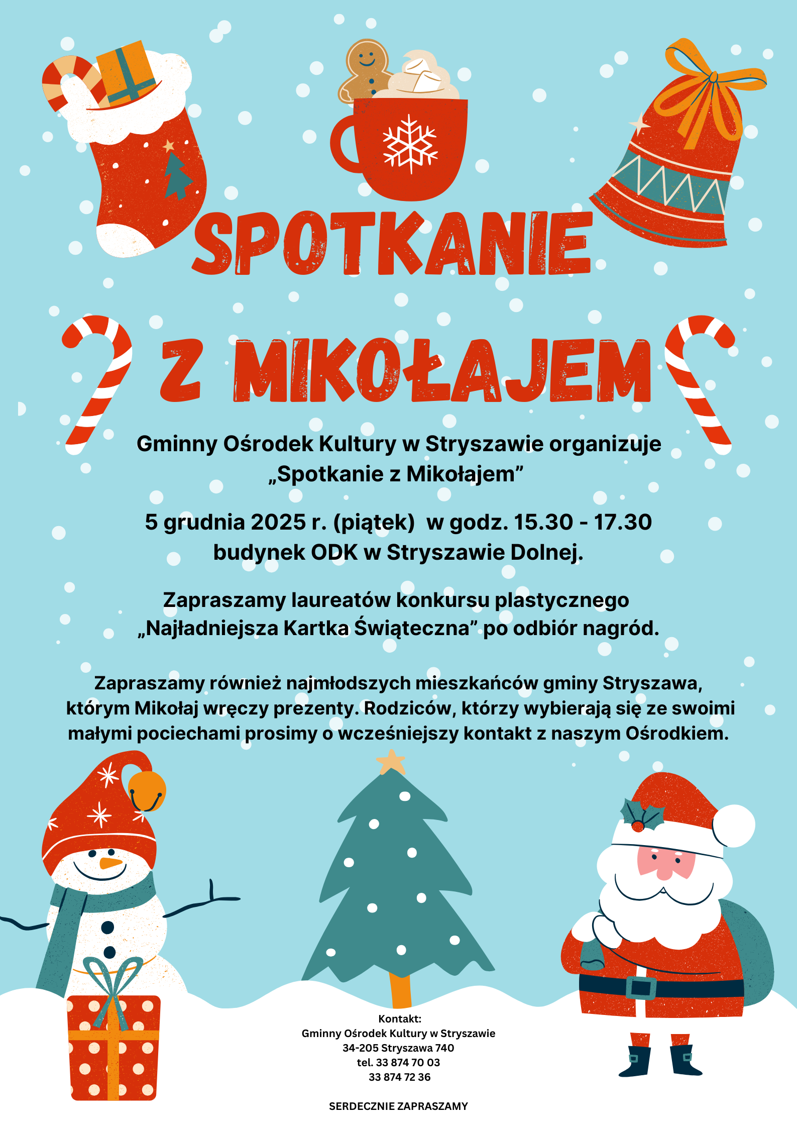 Obraz przedstawiający Spotkanie z Mikołajem 2025