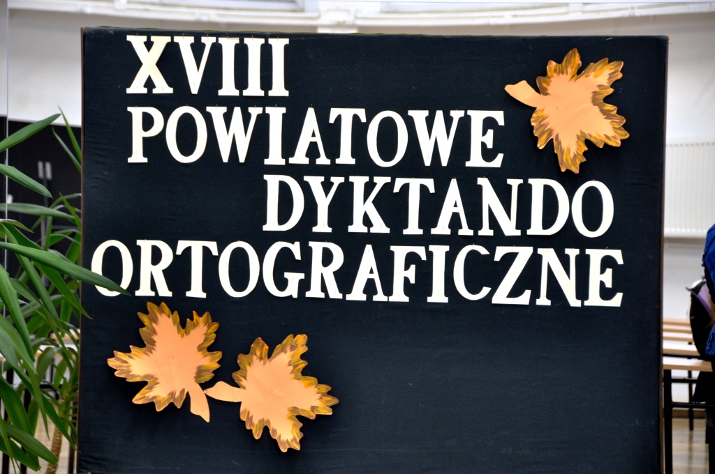 Obraz przedstawiający Powiatowe Dyktando Ortograficzne