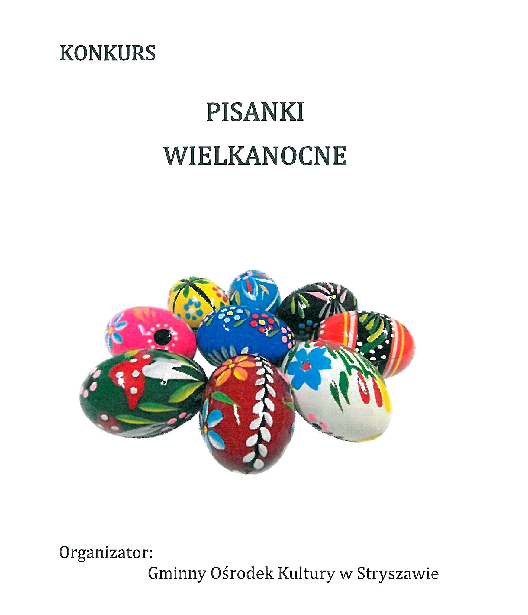 Obraz przedstawiający Konkurs plastyczny - pisanki wielkanocne