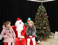 Obraz przedstawiający Spotkanie ze Świętym Mikołajem