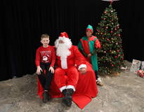 Obraz przedstawiający Spotkanie ze Świętym Mikołajem