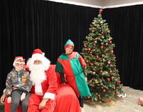 Obraz przedstawiający Spotkanie ze Świętym Mikołajem