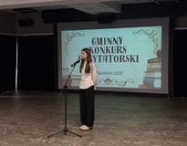Obraz przedstawiający Gminny Konkurs Recytatorski. Edycja 2026.