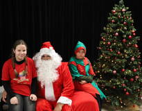 Obraz przedstawiający Spotkanie ze Świętym Mikołajem