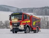 Obraz przedstawiający Dostawa samochodu ratowniczo-gaśniczego dla Gminy Stryszawa z przeznaczeniem dla OSP Lachowice w ramach Programu ochrony ludności i obrony cywilnej 2025-2026