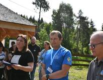 Obraz przedstawiający XXII Powiatowy Rajd Młodzieży na Leskowiec