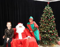 Obraz przedstawiający Spotkanie ze Świętym Mikołajem