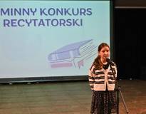 Obraz przedstawiający Gminny Konkurs Recytatorski, edycja 2025