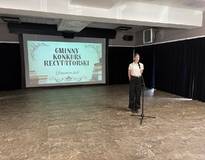 Obraz przedstawiający Gminny Konkurs Recytatorski. Edycja 2026.