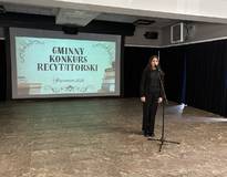 Obraz przedstawiający Gminny Konkurs Recytatorski. Edycja 2026.