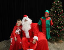 Obraz przedstawiający Spotkanie ze Świętym Mikołajem