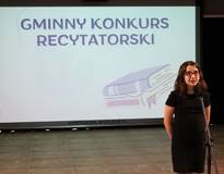 Obraz przedstawiający Gminny Konkurs Recytatorski, edycja 2025