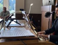 Obraz przedstawiający Koncert w kościele w Zawoi Przysłop