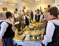 Obraz przedstawiający 19. Powiatowy Konkurs Potraw i Palm Wielkanocnych