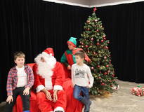 Obraz przedstawiający Spotkanie ze Świętym Mikołajem