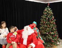 Obraz przedstawiający Spotkanie ze Świętym Mikołajem