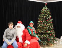 Obraz przedstawiający Spotkanie ze Świętym Mikołajem