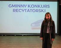 Obraz przedstawiający Gminny Konkurs Recytatorski, edycja 2025