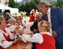 Obraz przedstawiający Gminne Dożynki w Lachowicach