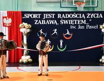 Obraz przedstawiający Uroczyste otwarcie sali gimnastycznej w Kukowie