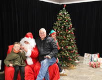 Obraz przedstawiający Spotkanie ze Świętym Mikołajem