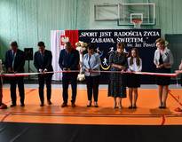 Obraz przedstawiający Uroczyste otwarcie sali gimnastycznej w Kukowie