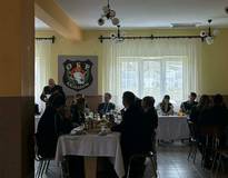 Obraz przedstawiający ZJAZD ZARZĄDU ODDZIAŁU GMINNEGO ZOSP RP W STRYSZAWIE