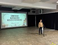 Obraz przedstawiający Gminny Konkurs Recytatorski. Edycja 2026.