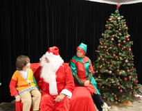 Obraz przedstawiający Spotkanie ze Świętym Mikołajem