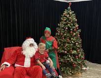 Obraz przedstawiający Spotkanie ze Świętym Mikołajem