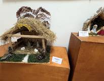 Obraz przedstawiający Gminny etap konkursu Babiogórska Szopka Regionalna. Edycja 2025.