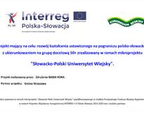 Obraz przedstawiający Mikroprojekt SŁOWACKO-POLSKI UNIWERSYTET WIEJSKY