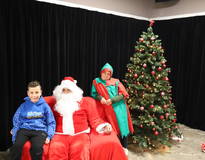 Obraz przedstawiający Spotkanie ze Świętym Mikołajem