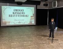 Obraz przedstawiający Gminny Konkurs Recytatorski. Edycja 2026.