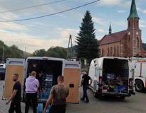 Obraz przedstawiający Podziękowania druhów z OSP Stryszawa za wsparcie zbiórki darów dla poszkodowanych, którzy ucierpieli w powodzi 2024