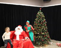 Obraz przedstawiający Spotkanie ze Świętym Mikołajem