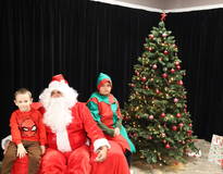 Obraz przedstawiający Spotkanie ze Świętym Mikołajem