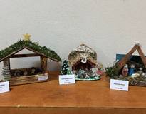 Obraz przedstawiający Gminny etap konkursu Babiogórska Szopka Regionalna. Edycja 2025.